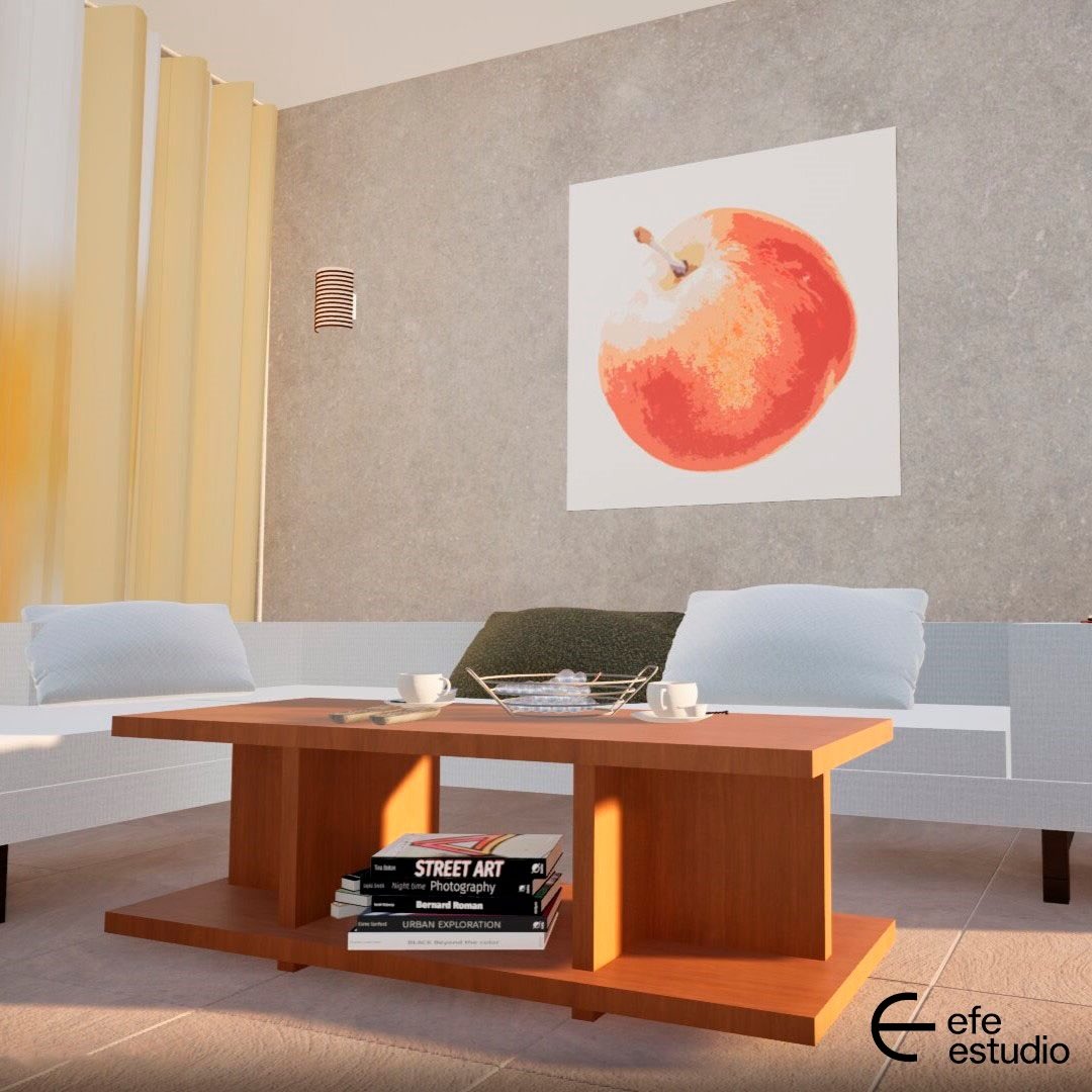 Mesa de centro en living