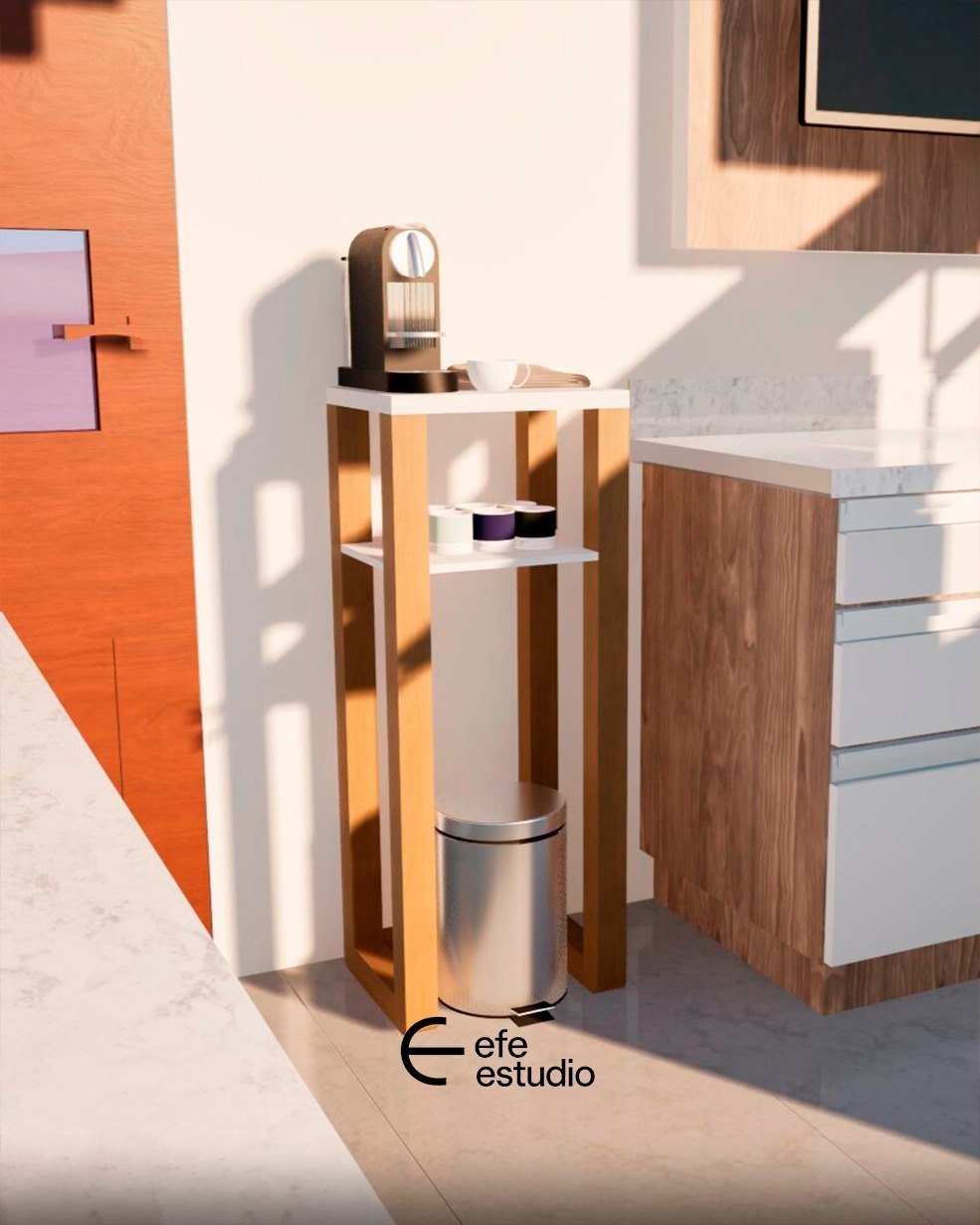 Mueble para cafetera